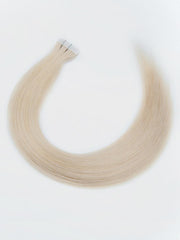 Platinum Blonde Human Hair Tape In Extension