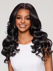 [New Arrival Special Offer] Magic Lace Wig Natural Black Body Wave With Optional 7x5 Replaceable Lace Closure