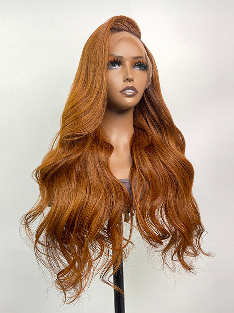 13x4 Lace Front Honey Brown Body Wave Wig