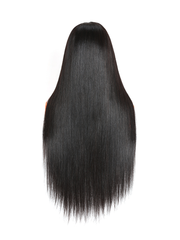Natural Color 13x6 Straight Lace Front Wigs Human Hair 150% Density Brazilian Human Hair Wig with Baby Hair Pre Plucked Natural Hairline Wigs