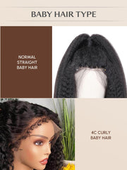 Dark Roots Brown with Honey Blonde Highlights Wavy Wig
