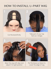[From 18"] Glueless Body Wave Beginner Friendly Upgrade U Part Hair Wig? Natural Color Wigs