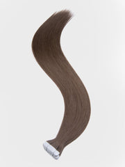 Walnut Brown Human Hair Tape In Extension