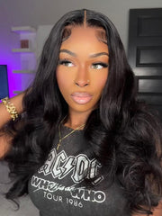 Bye-Bye Knots Wig 7x5 Glueless Lace Body Wave Lace Front Wig Adjustable Cap