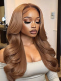 Petaluxe Chestnut Brown Human Hair Clip In Extension