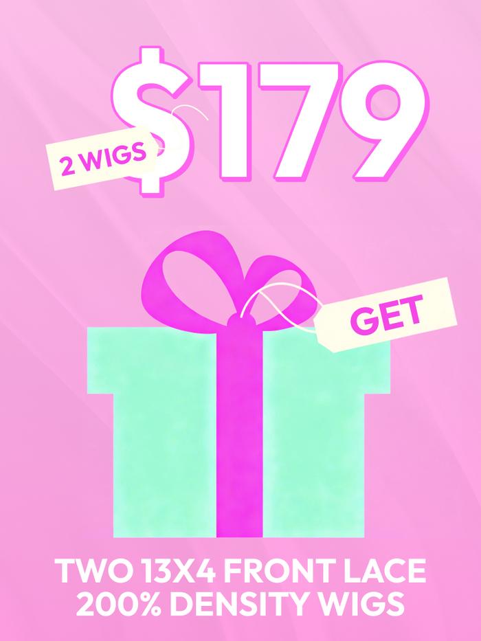 Petaluxe [$179 Mystery Box] Two 13X4 Front lace 200% Density wigs Valued $597 & Also Have HD Lace