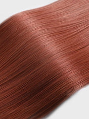 Vibrant Red Human Hair I Tip Extension