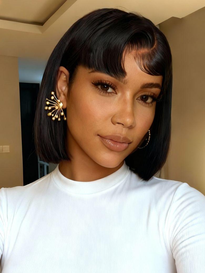 13x4 Pre-Everything? Lace Frontal Straight Bob Wig