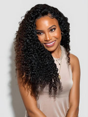 EasiContour? V Part Minimal Leave Out Glueless Curly Wig Adjustable Cap Sport-Friendly 150% Density