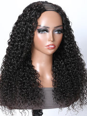 [16"=$43] Glueless Ready To Wear Beginner Friendly U Part Curly Wig