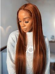 #30 Colored Hair Bundles 1 Bundle 100g Remy Hair Extensions Brown Color Body Wave Straight