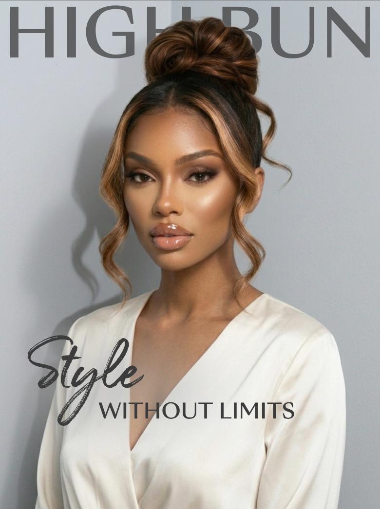 360 HD Lace Pre-plucked Luxury Raw Virgin Hair Chocolate Brown Balayage Body Wave Wig with Money Piece Highlights