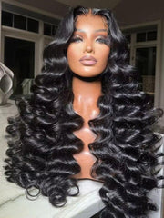 13x4 Lace Frontal Burgundy Loose Wave Pre-Everything Wig