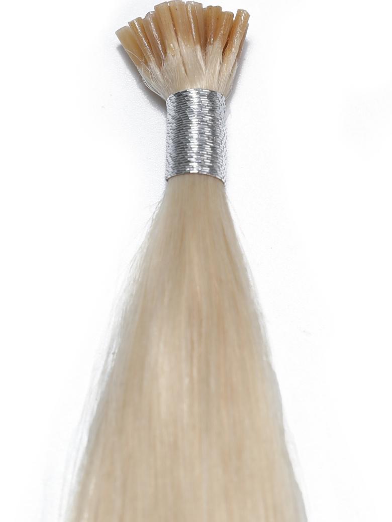 Ash Blonde Human Hair I Tip Extension