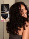 [FB] Petaluxe EasiContour™ V Part Minimal Leave Out Glueless Curly Wig For Workwear Lover