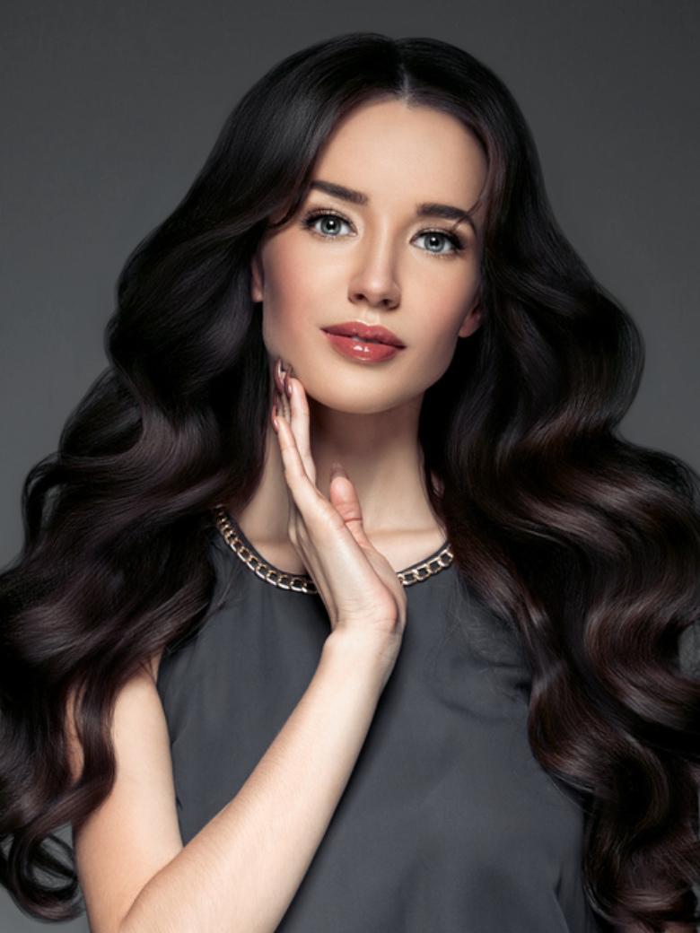 Off Black Human Hair Clip In Extension