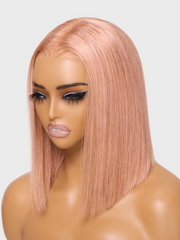 Bye-Bye Knots Wig 7x5 Lace Sakura Pink Straight Bob Wig