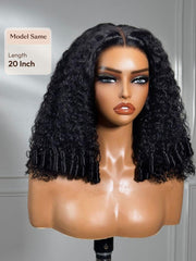 Bye-Bye Knots 7x5 Lace Water Wave Wig With Twist Out Ends