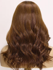 ZOE -18" MONO LOOSE WAVE HUMAN HAIR WIG