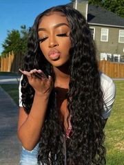 13x4 Lace Frontal Black Deep Wave Pre-Everything Wig