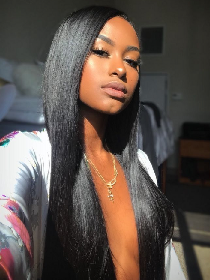 Petaluxe [22"=$115] Straight Hair Glueless U Part Wig Beginner Friendly 150% Density