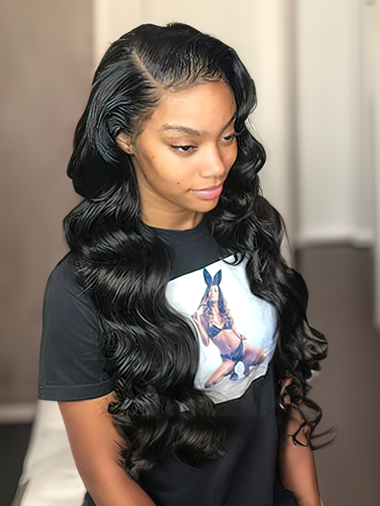 180% Density 360 Lace Frontal Body Wave / Straight Hair Realistic Wig