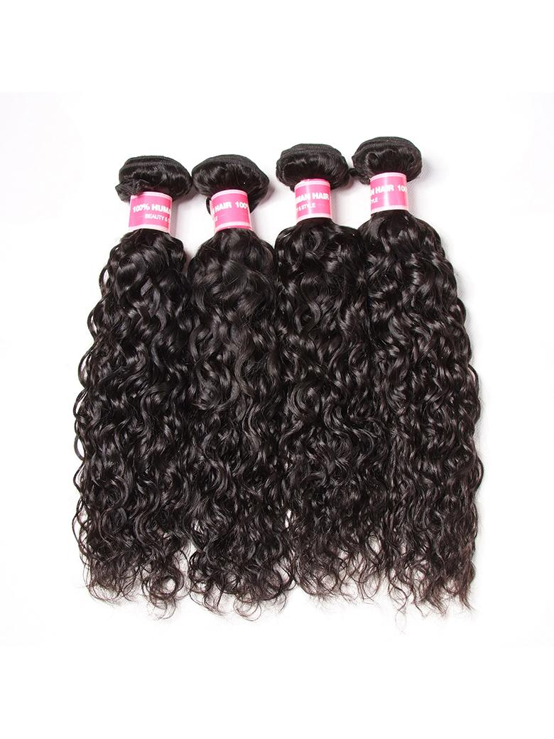 Hair Hair 4 Bundles Water Wave Unprocessed Virgin Human Hair