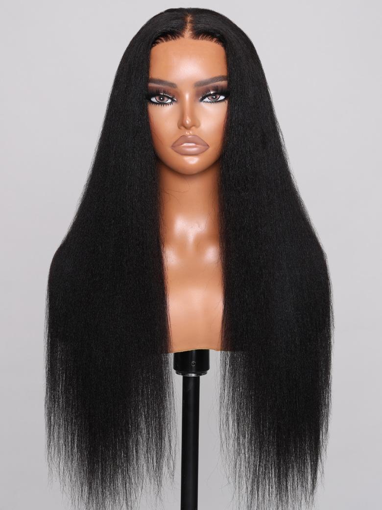 5x5 Thin HD BlendAway Lace Closure Glueless Yaki Wig