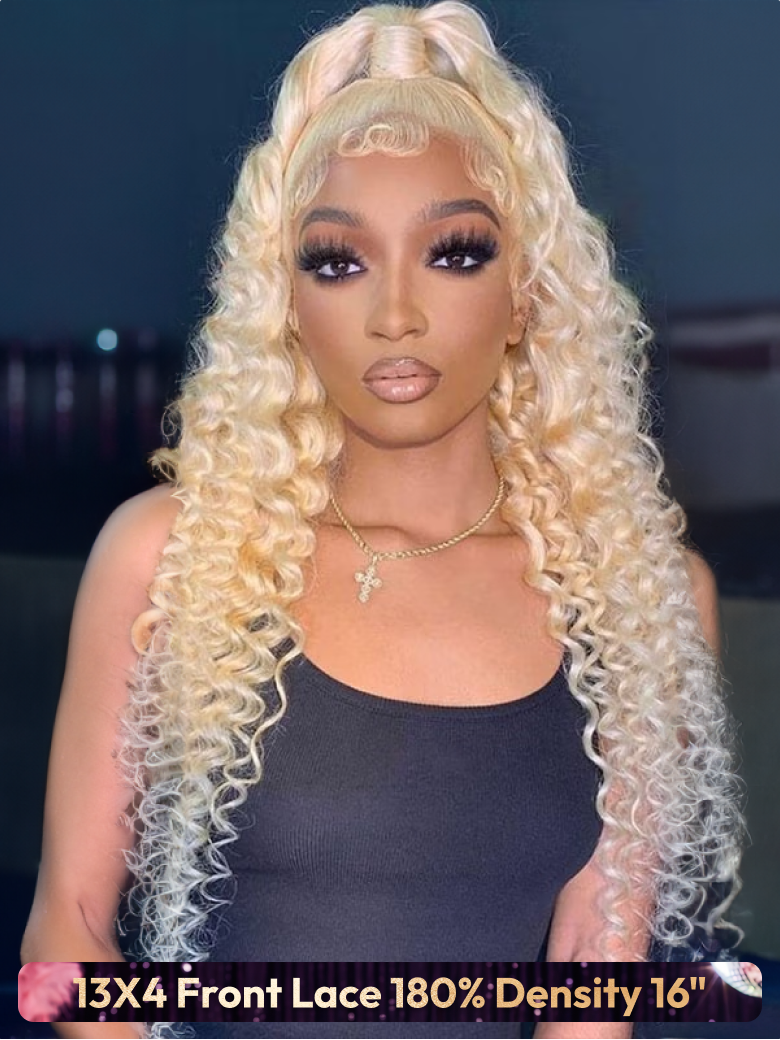 [$59=16"] Flash Sale Glueless Wigs 13x4 Front Lace/ 250% Density/ Body Wave... 16 Inch Wigs