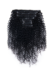 CLASSIC CLIP-INS CURLY: NATURAL BLACK