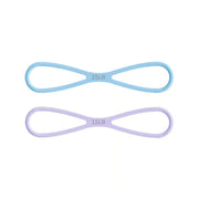 8-Shaped Silicone Resistance Band with Massage Grip