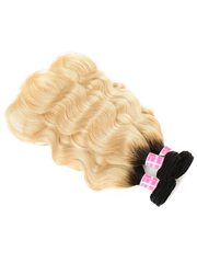 1B/613 Ombre Hair Weave 3 Pcs Body Wave 100% Virgin Human Hair