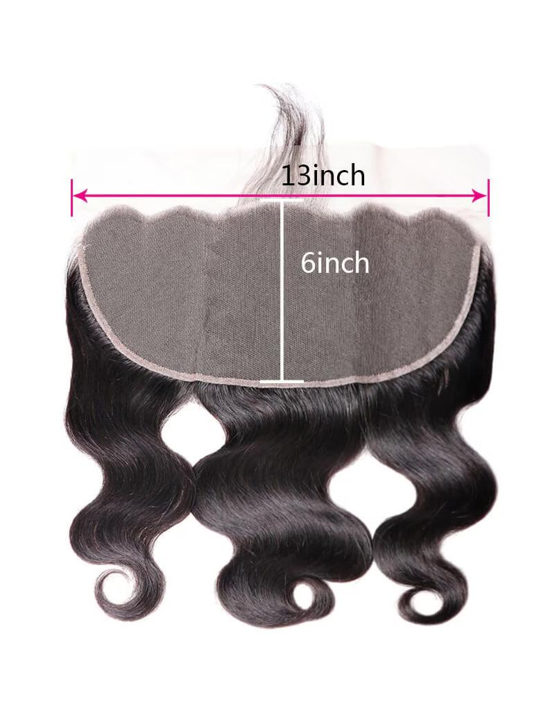 Body Wave 13x6 Lace Frontal with 3 Bundles Human Hair