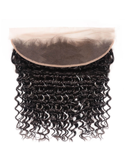 Hair 4 Bundles Human Deep Wave With Lace Frontal