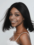 Petaluxe Bye-Bye Knots Wig 7x5 Put On And Go Glueless Lace Bleached Knots Bob Wig 150% Density