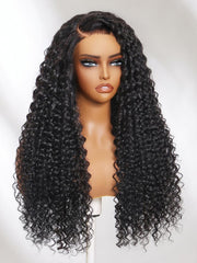 BlendAway 5x5 Thin HD Lace Closure Glueless Deep Wave Wig 150% Density