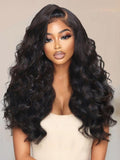 18'' Petaluxe Bye-Bye Knots? 7x5 Lace Body Wave Wig With Side-Swept Bangs