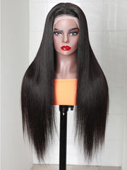 Straight 13x4 HD Glueless Lace Front Wigs Invisible Lace 180% Density