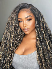 13x4 Pre-Everything? Wig With Loose Wave Face-Framing Layers And Side-Swept Bangs