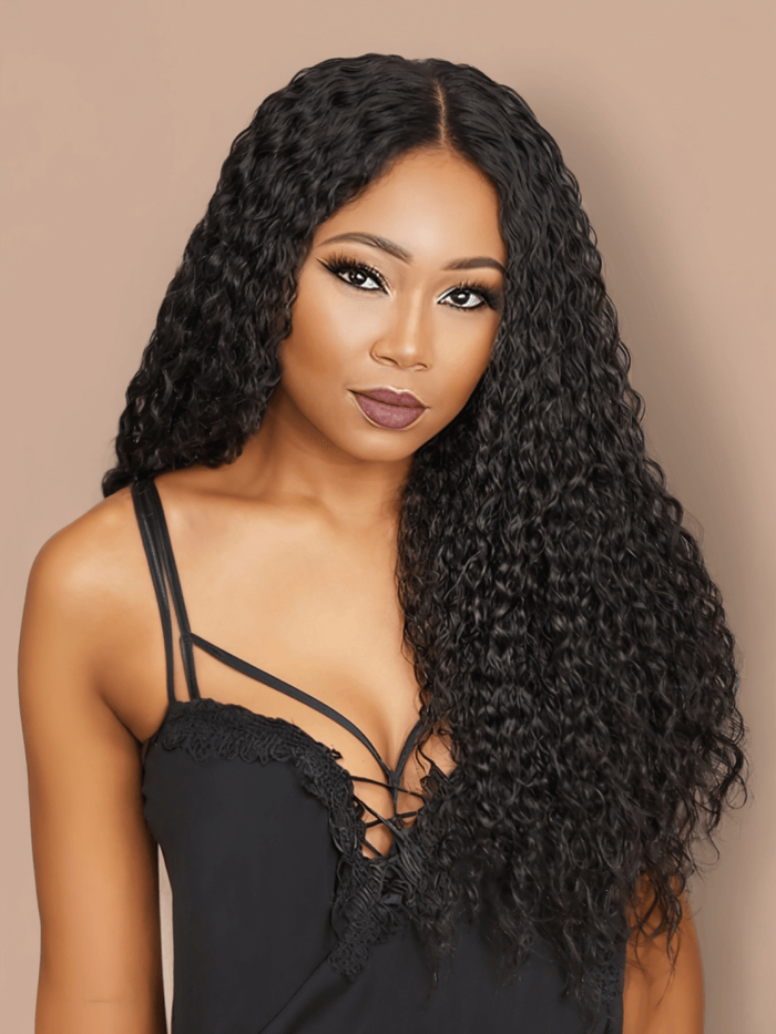 Petaluxe Hair Icenu Series 1 Piece Jerry Curly Human Virgin Hair Weaving