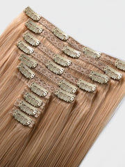 Dirty Blonde Human Hair Clip In Extension