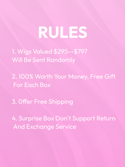 $59 Lucky Black Box Get Bob Wig Value $131.11