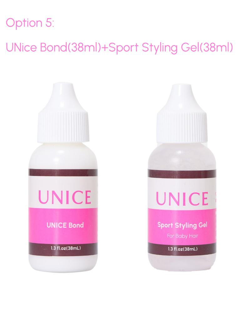 Bond & Lace Remover & Sport Styling Gel For Lace Wig/Toupee/Hair Extension/Baby Hair