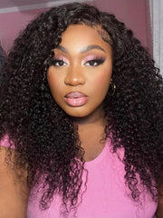 Hair 3 Bundles Jerry Curly Hair Weave With Closure