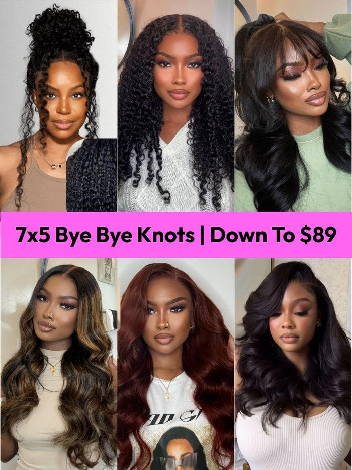Petaluxe Down To $89 | 7x5 Bye Bye Knots Glueless Wigs 70% Off Blowout Sale