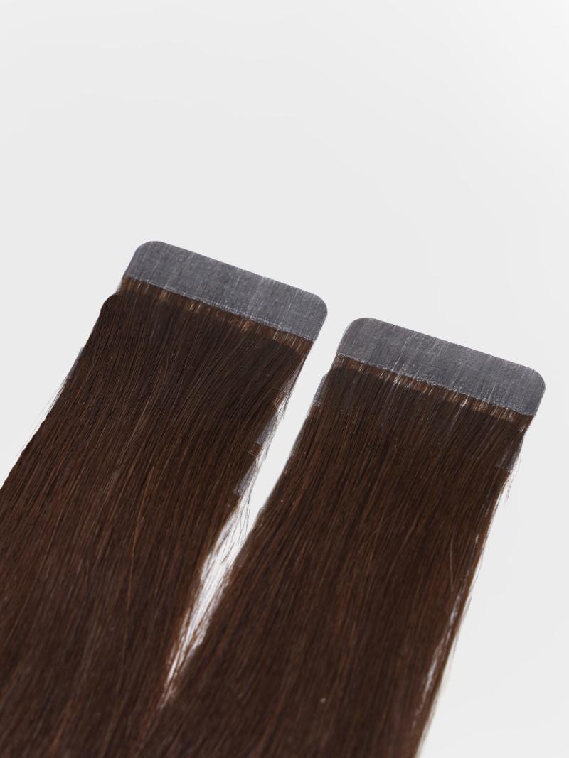 Mochachino Brown Human Hair Tape In Extension