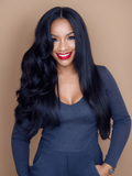 Petaluxe Hair Straight Virgin Human Hair 4 Bundles With 13x4 Lace Frontal
