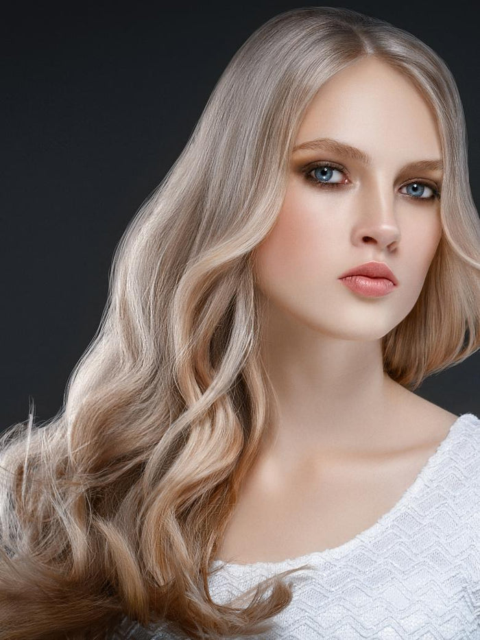 Petaluxe Sterling Silver Human Hair Tape In Extension