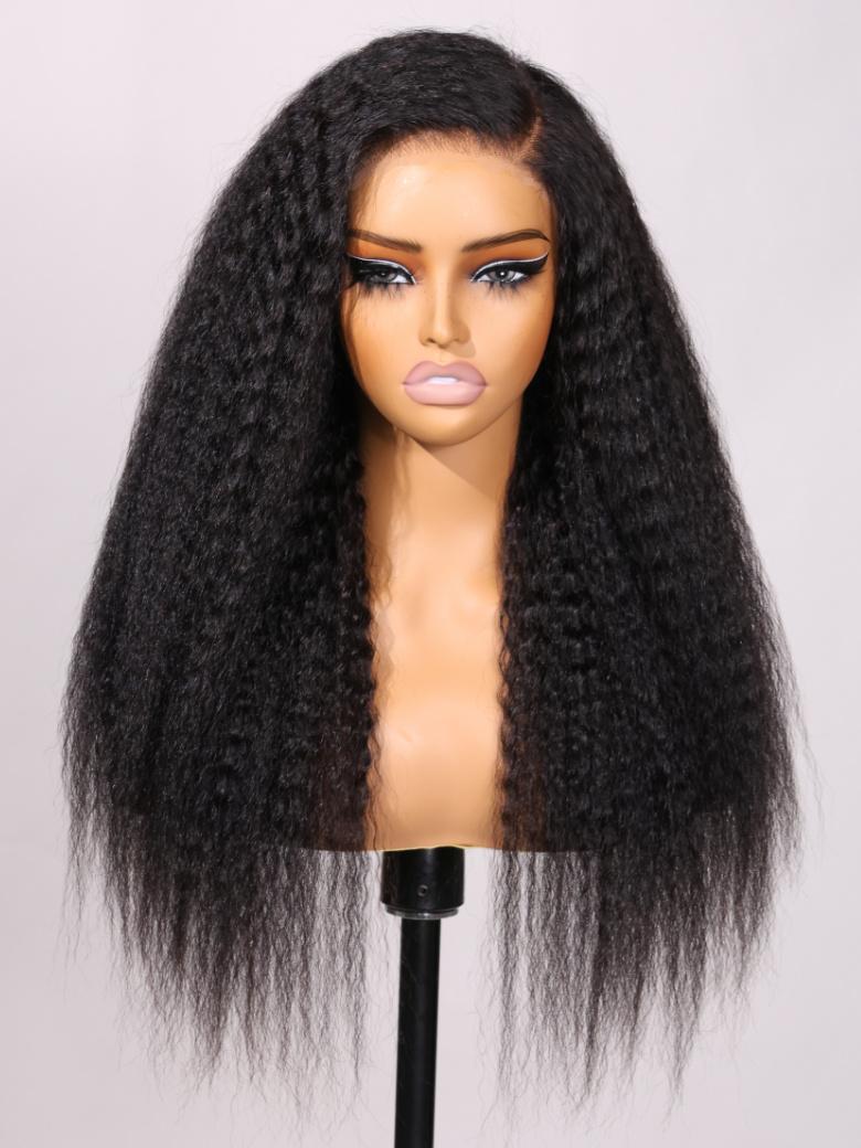 Bye Bye Knots Wig 7x5 Lace Frontal Black Bohemian Curly Wig