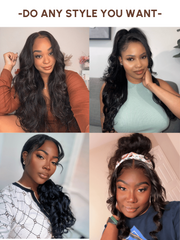 [Weekend Sale] 13x4 Lace Front Super Secure Body Wave Wig Real Ear To Ear Pre-Bleached & Pre-Everything Wig